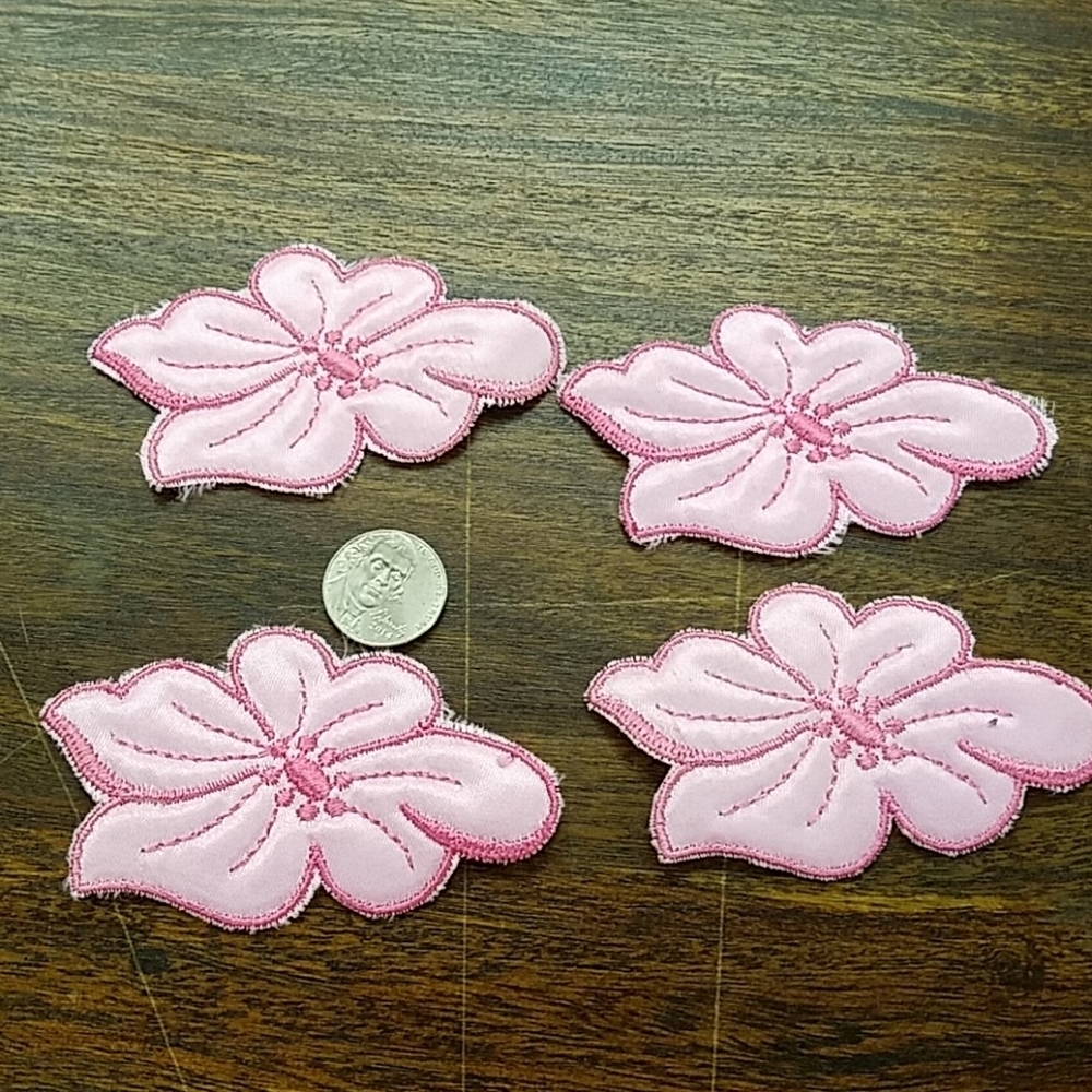 Vintage Applique aka Patch - Pink Floral